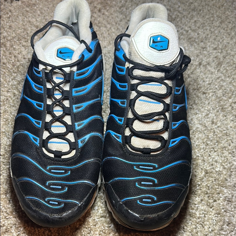 Nike Air Black with Blue Highlights Sneakers